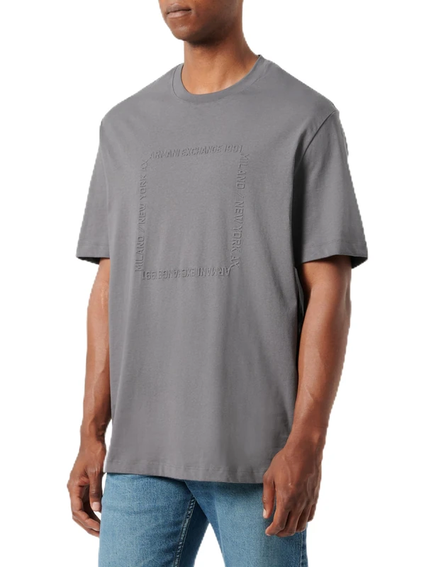 Armani Exchange Men's T-Shirt, Eiffel Tower, M