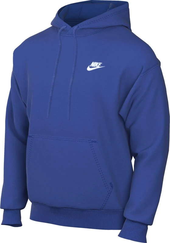 Nike BV2654-480 Sportswear Club Fleece Sweatshirt Men's GAME ROYAL/GAME ROYAL/WHITE Size M