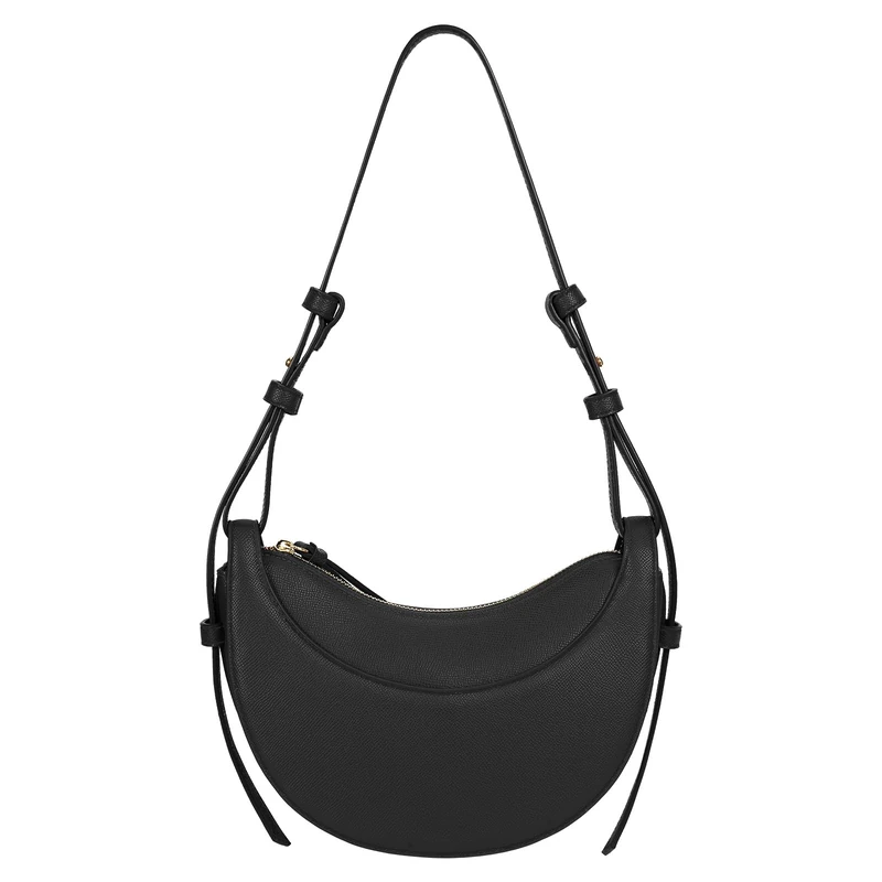 Juoxeepy Saddle Bag for Women Shoulder Bag Crescent Purse Trendy Crossbody Bag Hobo Handbag, Black