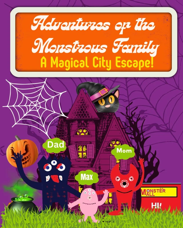 Adventures of the monstrous family, A magical city escape!