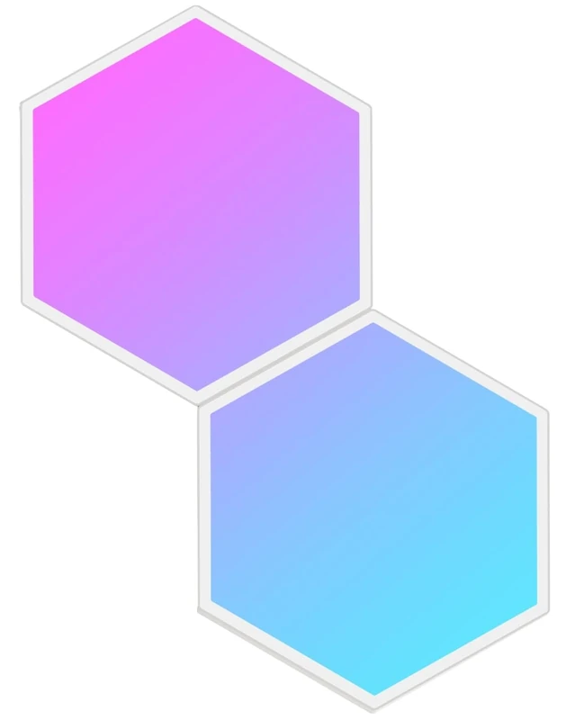Govee - Glide Hexa Light Panels Expansion Pack (2 Panels) - Image 1