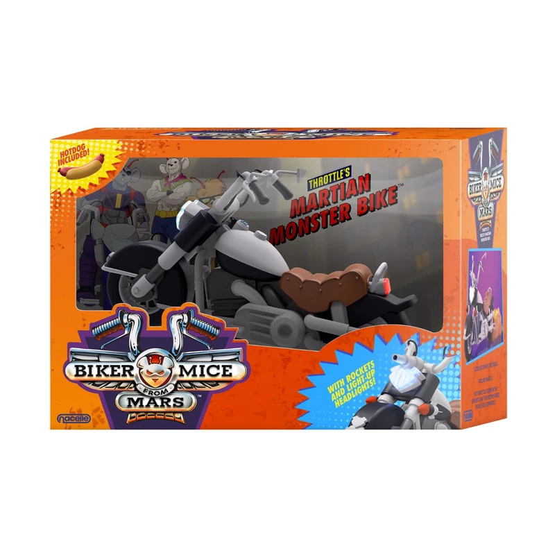 Nacelle Consumer Products Throttle's Martian Monster Bike 23 cm Space Motorcycle Toy Vehicle