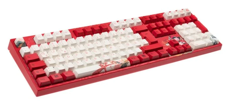 Varmilo VEA109 Koi Gaming Tastatur, MX-Brown, weiße LED