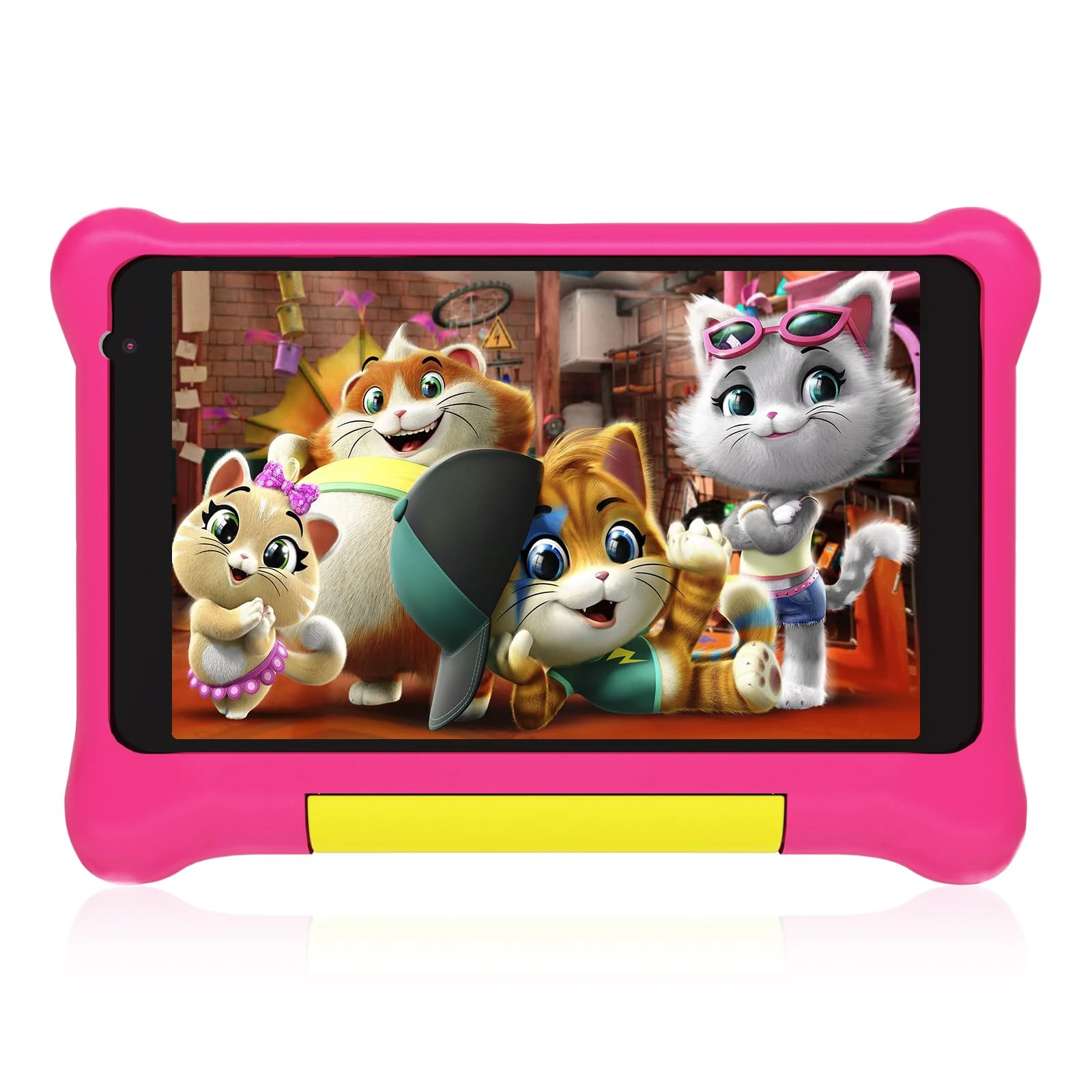 Kids Tablet 7 Inch, Android 13 Tablet for Kids Quad Core 5GB RAM 32GB ROM Quad Core, Dual Camera,WiFi, Parental Control Tablets with Kid-Proof Case for Girls and Boys(Pink)