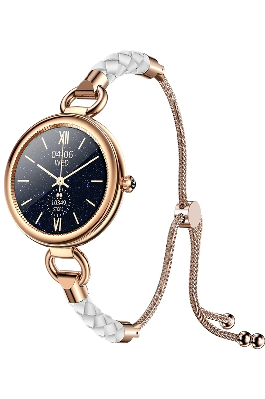 findtime Ladies Smart Watch for Women Full Touchscreen Smartwatch Waterproof Activity Fitness Tracker Calorie Step Counter,Female Health,Heart Rate,Sleeping,Blood Oxygen,Blood Pressure Monitor