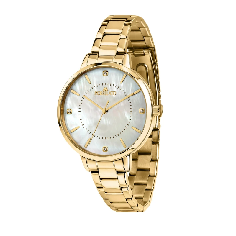 Morellato Women's Analogue Quartz Watch with Stainless Steel Strap 8056783048007, Gold