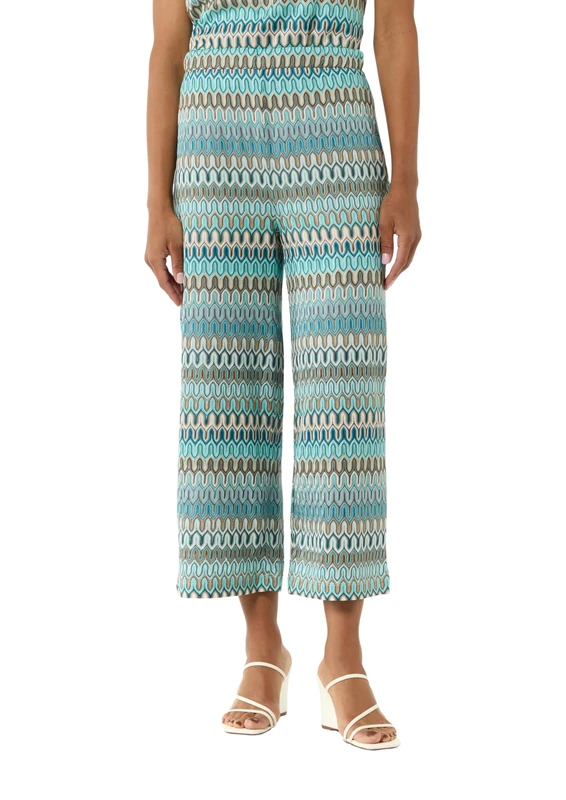 comma Women's 2147867 Pants, Turquoise-62H3, 12