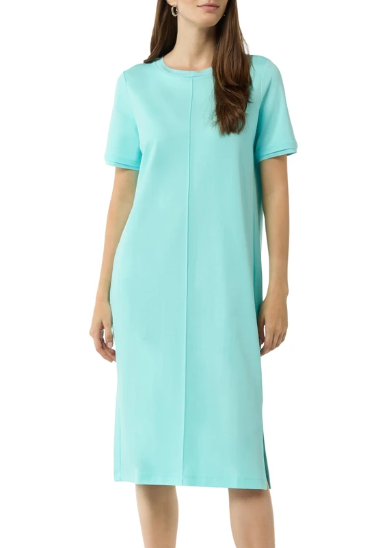 comma Women's 2148022 Dress, Blue Green 6040, 18