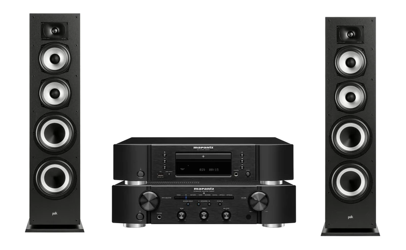 Marantz PM6007 Amp, CD6007 Player & Polk Audio XT70 Speakers