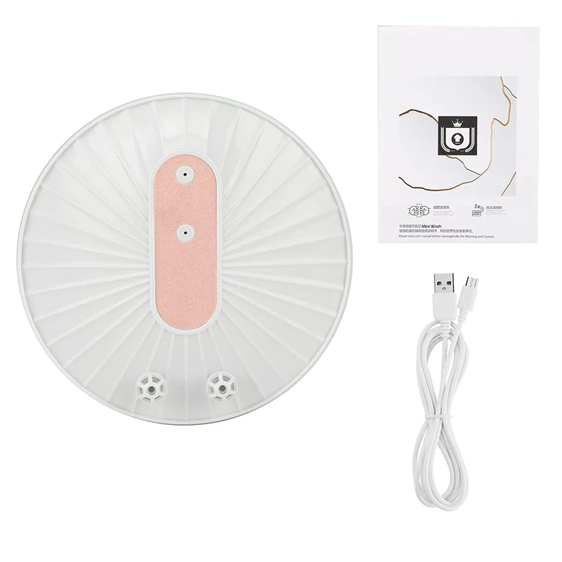 BORDSTRACT Mini Ultrasonic Portable Dishwasher - USB Rechargeable, Pink