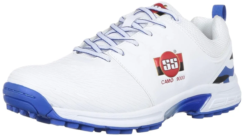 SS Men's Acc0390 Shoes, White Blue, 7.5 UK