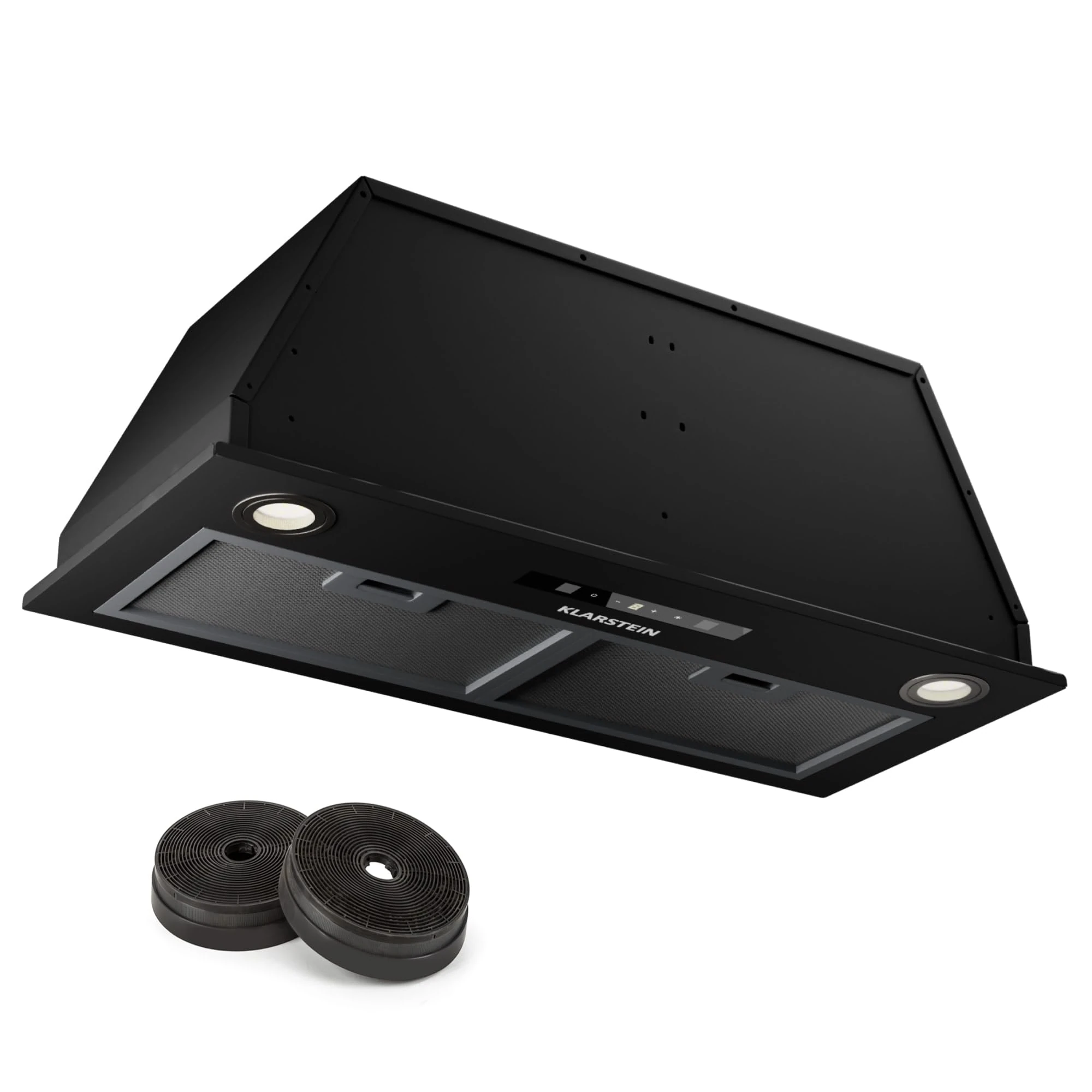 Klarstein Kitchen Cooker Hood 72cm, Extractor Fan for Kitchen w/LED Lights, Grease Filters, 439m³/h Airflow Cooker Hoods, Timer & Touch Controls, Built in Wall Mount Stainless Steel Extractor Fan