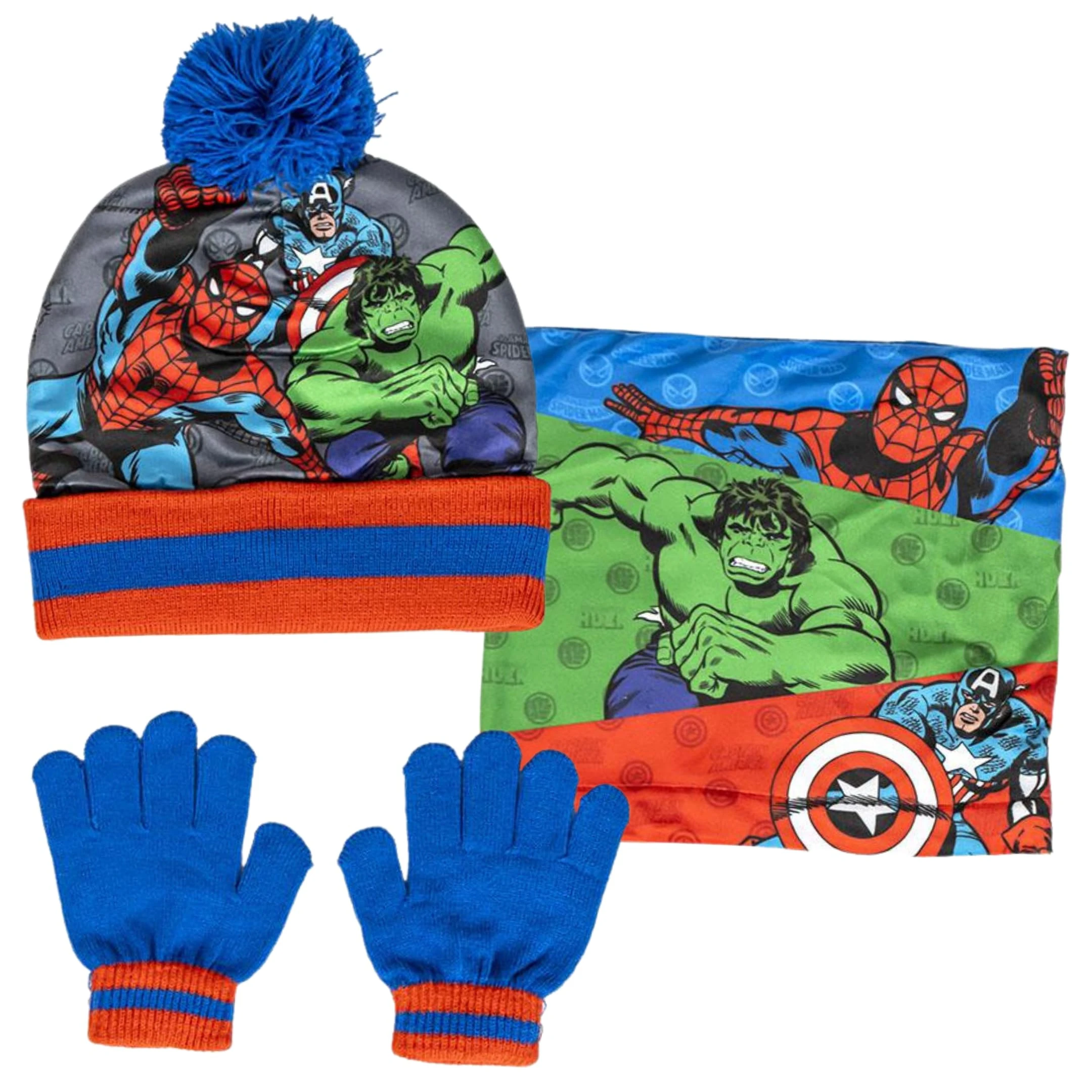 Marvel Boys Avengers Winter Sets Blue/Red One Size