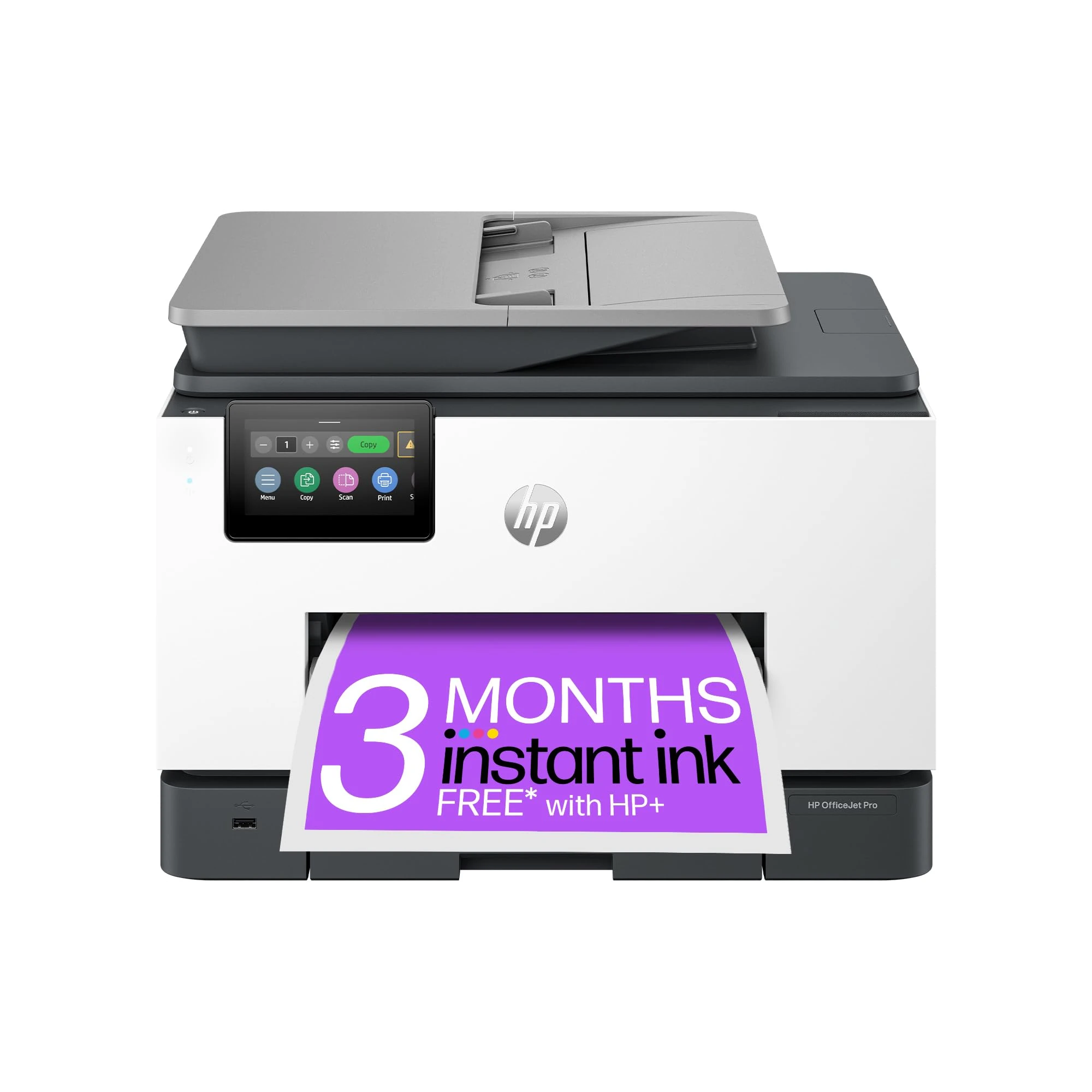 HP OfficeJet Pro 9135e All-in-One Printer | Colour | Printer for Small Office | Print, Scan, Copy, Fax, 2-Sided Automatic Document Feeder| 2 Tray | 3 months Instant Ink with HP | Up To 3 Year Warranty