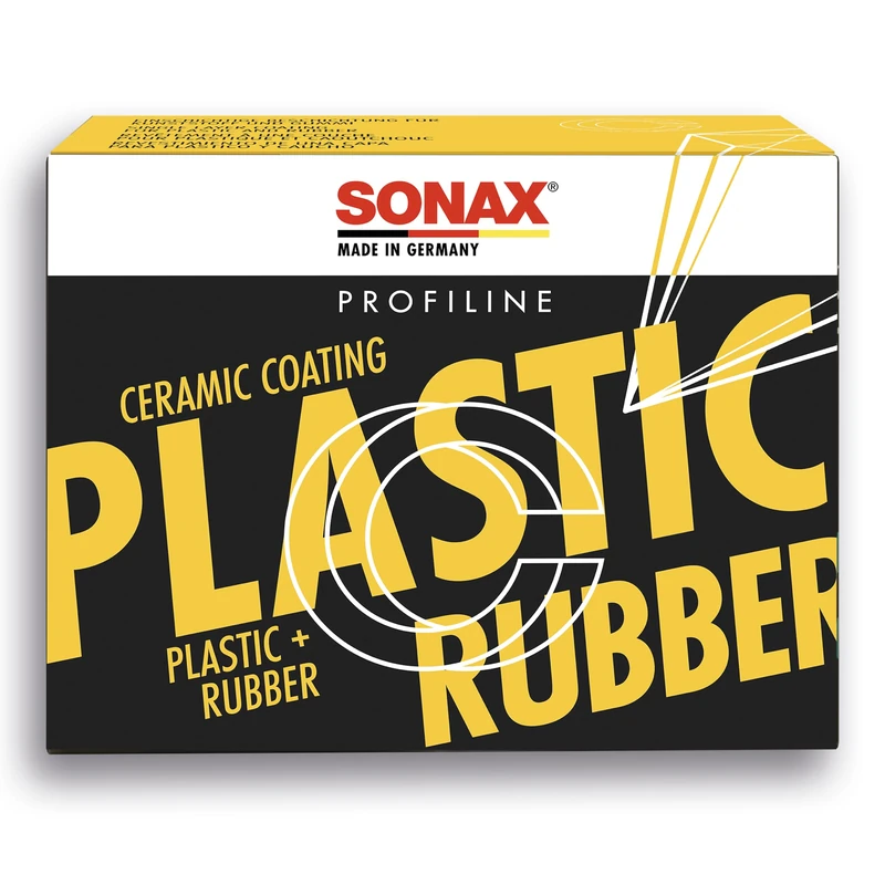 SONAX PROFILINE CeramicCoating CC Plastic + Rubber (50 ml) novel coating based on Si-Carbon technology for touching up and protecting unpainted exterior plastic parts | Art-No. 02410000-544