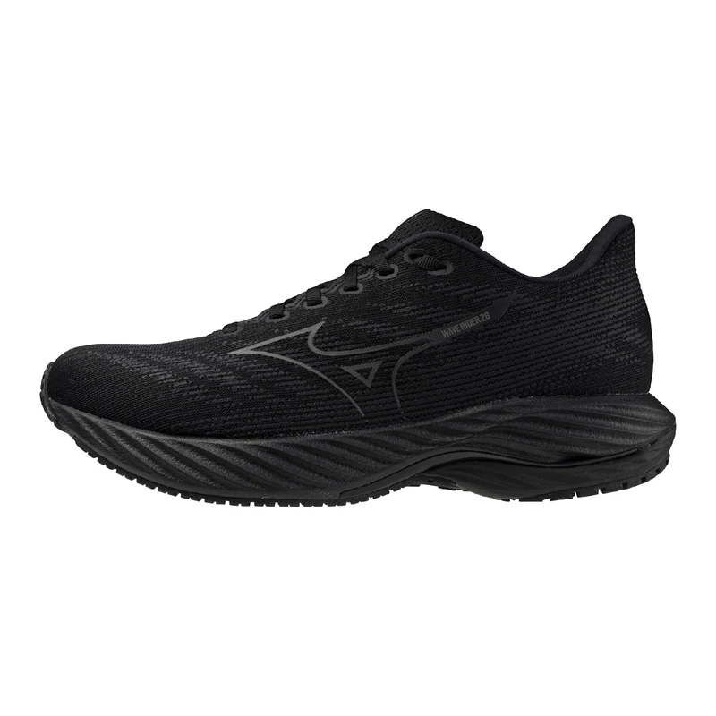 Mizuno Men's Wave Rider 28 Running Shoe, Black-Shade, 9.5