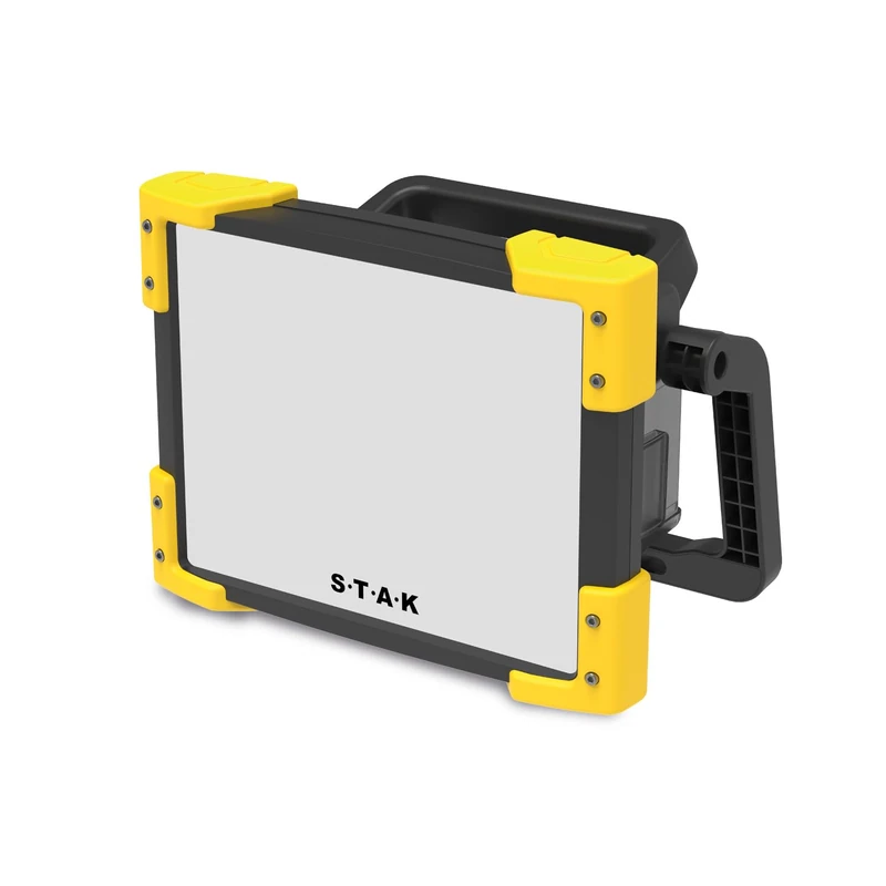 5000lm Construction Site Floodlight, Powerful 45W Work Light. LED floodlight Compatible with 18V Batteries from Leading Power Tool Manufacturers, Polycarbonate Body, Adjustable Stand. - Image 1