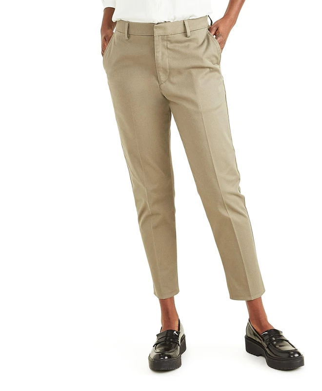 Dockers Women's Slim Chino Refined Chinos, Camouflage, W27