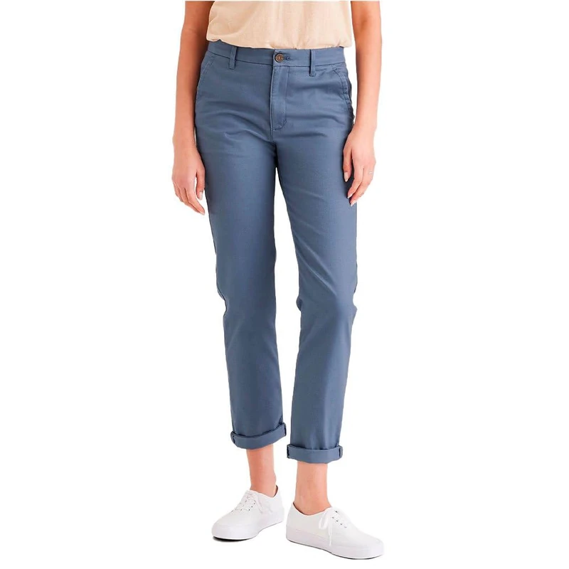 Dockers Women's Weekend Chino Slim Casual Chinos, Vintage Indigo,
