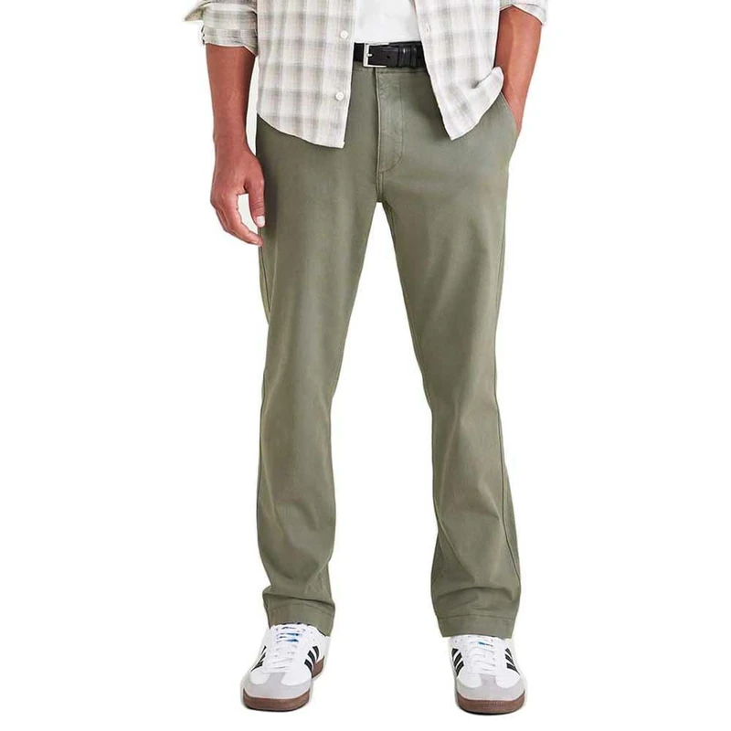 Dockers Mens Smart 360 Flex California Khaki Slim Casual Chinos, Camouflage, 33W / 34L UK