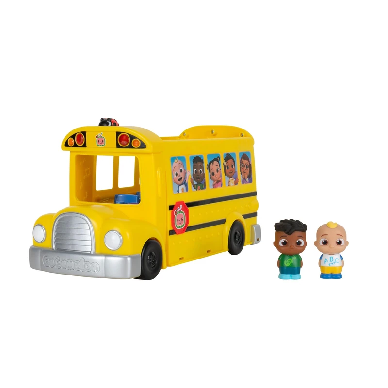 CoComelon Transforming School Time Bus - Lights and Sounds - 3 Favourite Songs - 6 Areas of Play - Removable JJ and Cody Figures - Toys for Kids and Preschoolers - Image 1