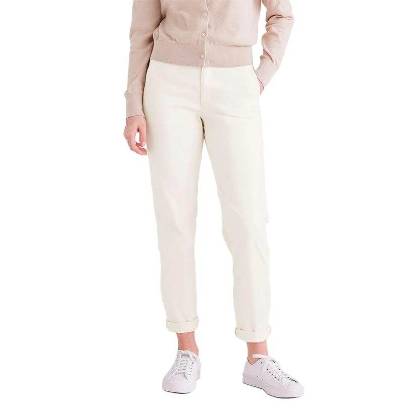 Dockers Women's Weekend Chino Slim Casual Chinos, Buttercream,