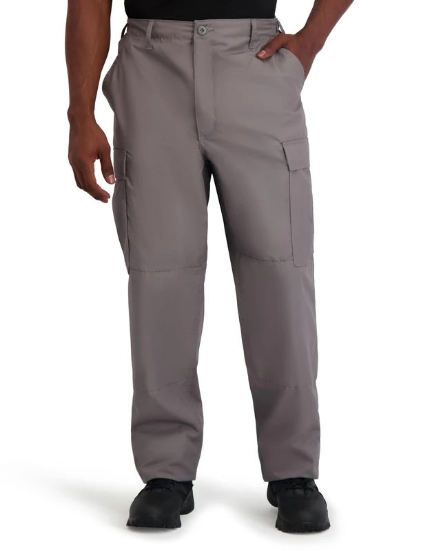Propper Men's BDU Zipper Fly Battle Rip Cargo Uniform Pants Grey