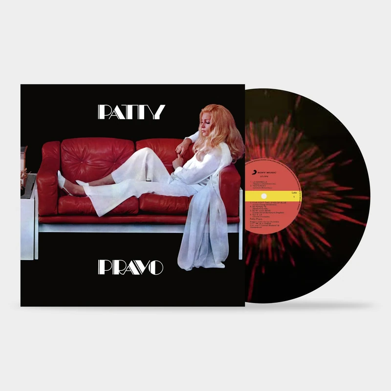 Patty Pravo - Black & Red Splatter Colored Vinyl [VINYL]