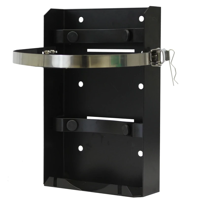 Flame King T-Rack 10LB Propane Tank Mounting Bracket Strap for RV, Trailers, Campervan, Jeep and Overland Vehicles