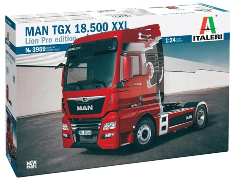 Italeri 3959 Man TGX 18-500 XXL Lion Pro Edition 1:24 Model Kit - Image 1