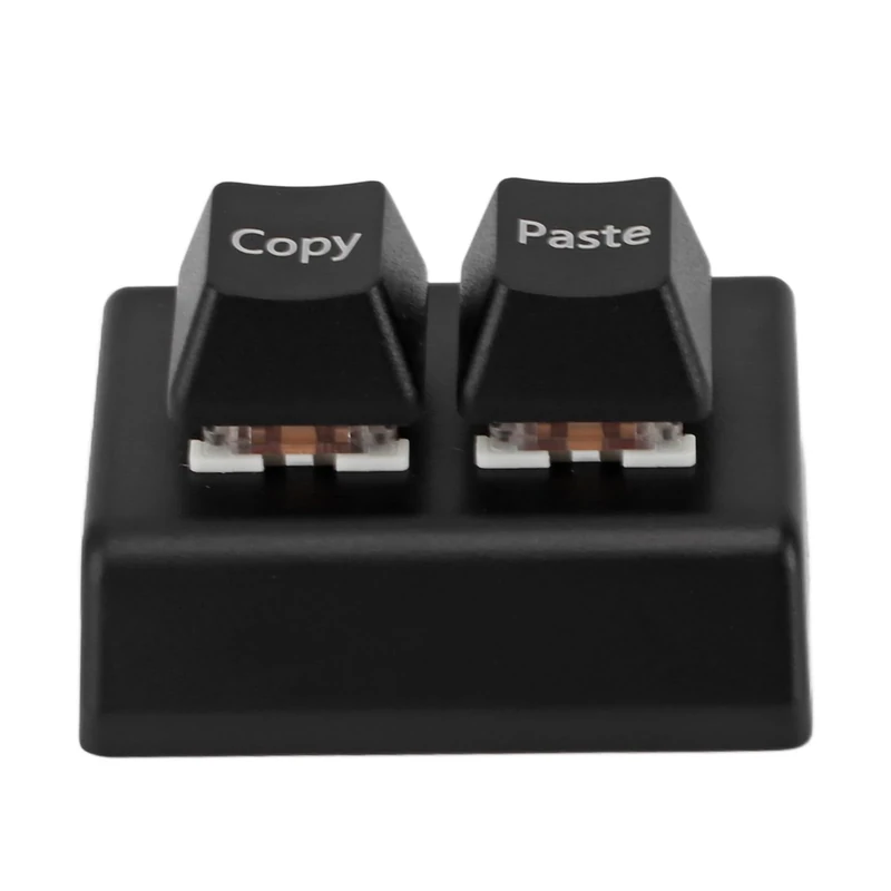 Fabater Gaming Keyboard, Copy and Paste 2-Key Keyboard, Hot Swappable USB C Mini Mechanical Keypad with Red Switch, Programmable Keys for Gaming Office Media