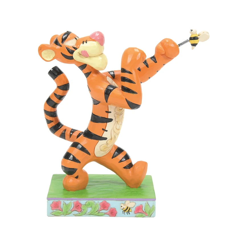 Enesco Jim Shore Tigger Fighting A Bee Figurine