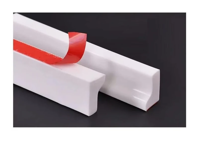 Shower Sealing Strip Shower Screen Seal Strip Wet Room Floor Bathroom Foldable Block water Stopper sealing strip, Shower Door Dam Water Stopper Silicone Wet Room Bathroom, Kitchen Shower Threshold Si