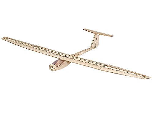 DW Hobby RC Balsawood Plane Model Glider Electric Power Griffin 1550mm Wingspan Balsa Wood Airplane Model Building kit (F1504C-L10)