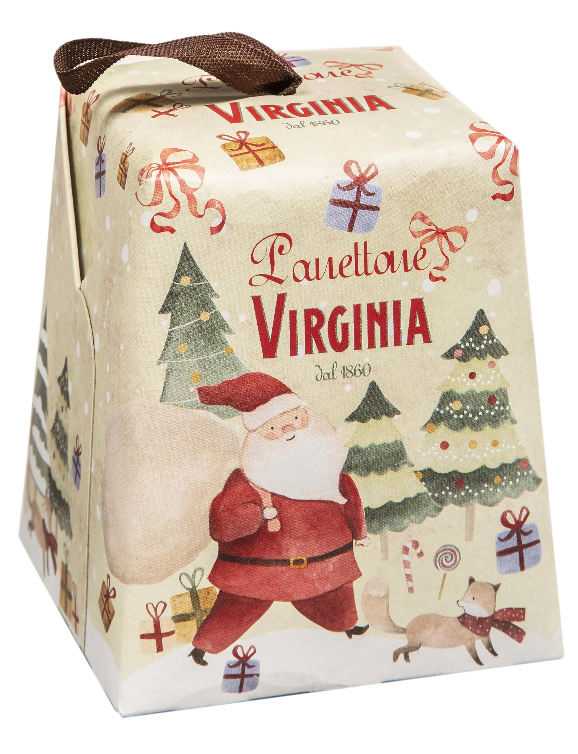 Amaretti Virginia Festive Mini Panettone, 100 g (Pack of 1)