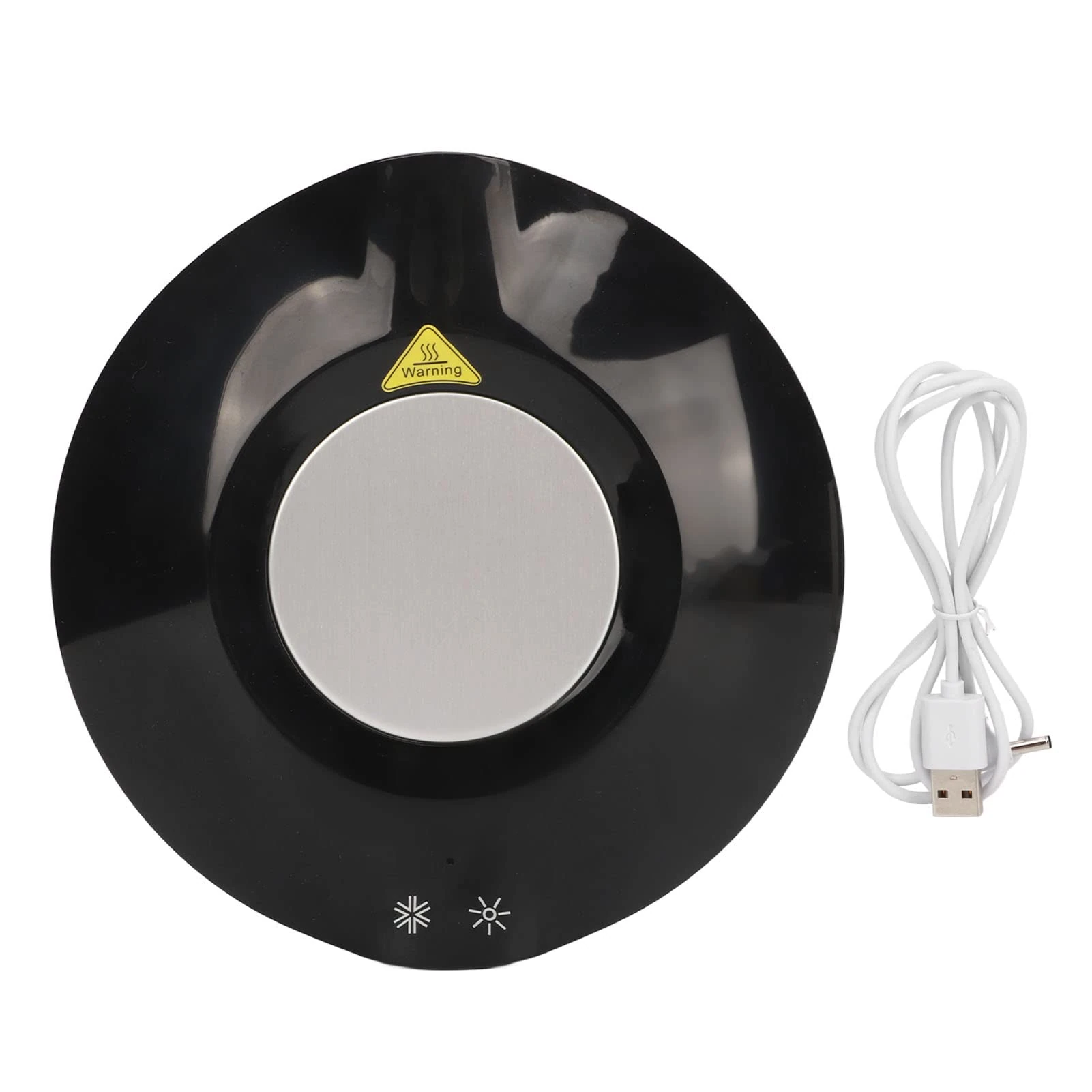 Tyenaza Heating Cup Mat, Heating Cooling Cup Mat USB Powered Electric Coffee Warmer Drinking Cooler Maximum 65 Degrees