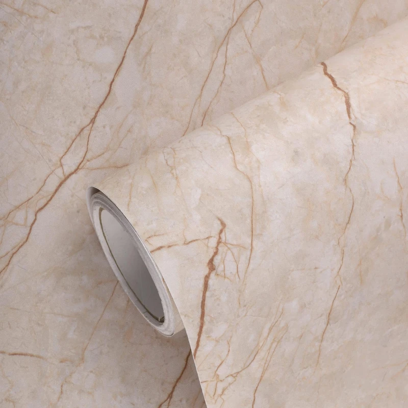 Ambiance Sticker Self-Adhesive Marble Floor Roll Non-Slip Waterproof Sold by The Metre 60 x 10 m