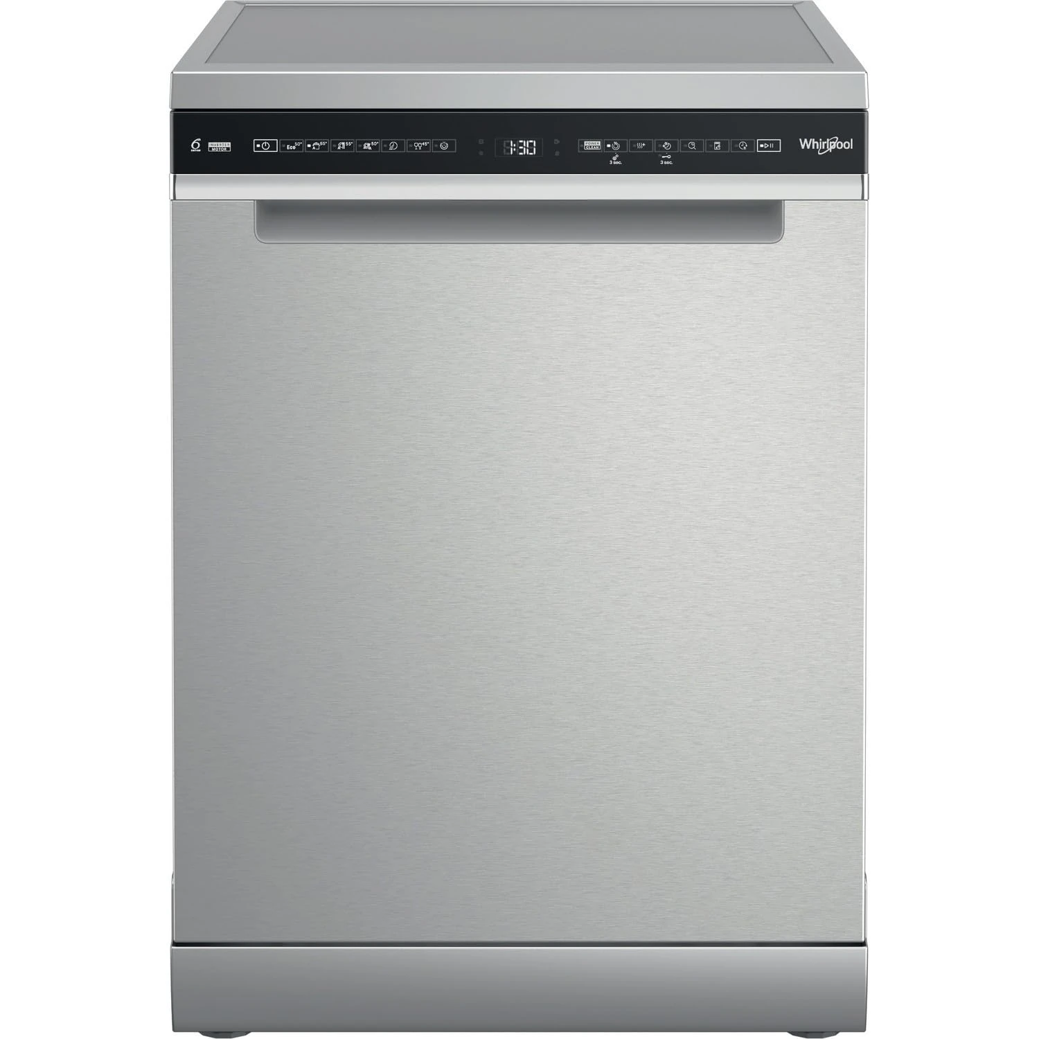 Whirlpool W7F HS51 AX UK 15 Place Settings Freestanding Dishwasher - Stainless Steel