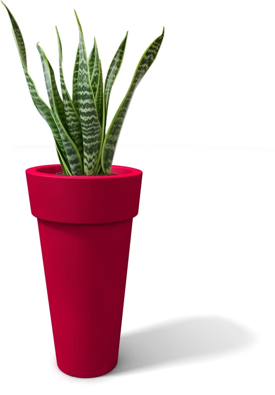 Kloris Plant Stand, Plastic Polyethylene Resin, Strawberry red - Image 1