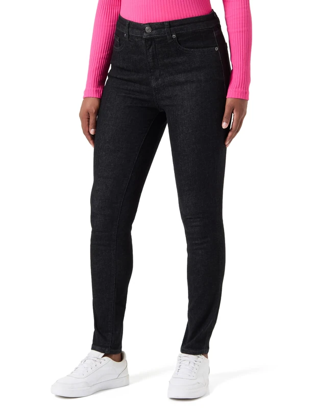 BOSS Women's C_Maye HR 1.0 Jeans_Trousers, Black1, - Image 1