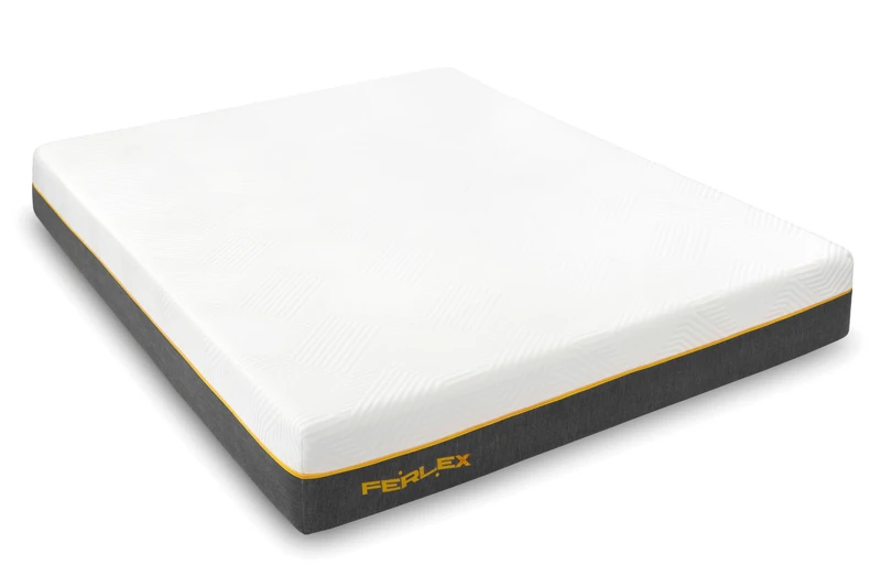 Ferlex Memory Foam Mattress 160 x 190 cm | Height 24 cm | Multi-Layer | High Firmness | Washable Cover