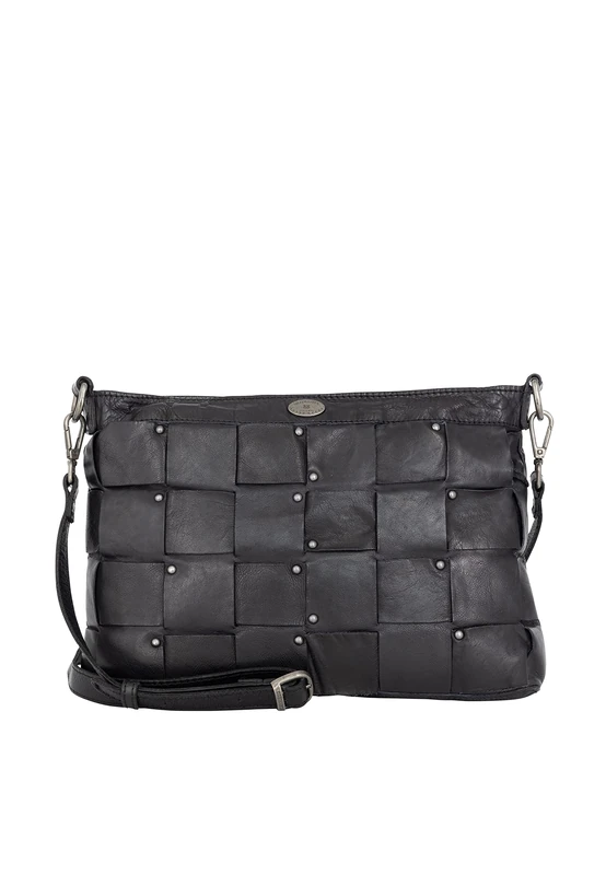 TYLIN Women's Leather Handbag, Black, One Size