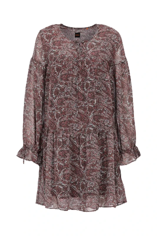 BOSS Women's C_Diveno_3 Dress, Open Miscellaneous974,