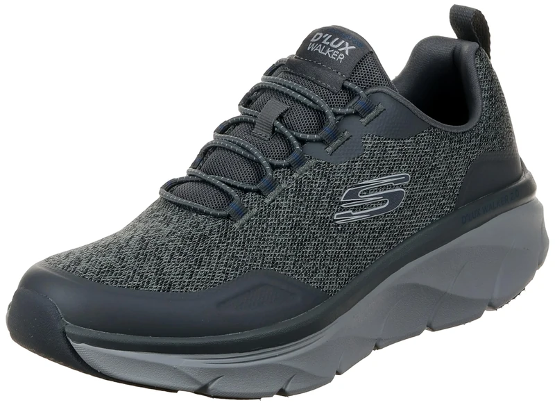 Skechers Men's D'LUX Walker 2.0 STEADYWAY, Gray
