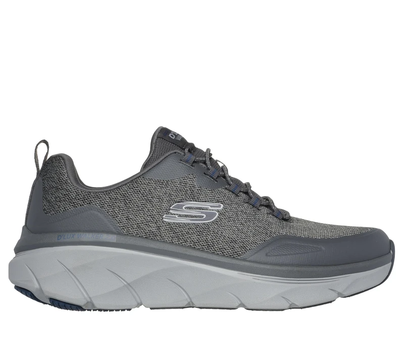 Skechers Men's D'LUX Walker 2.0 STEADYWAY, Gray