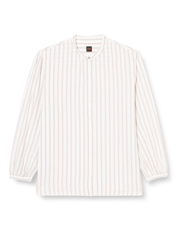 BOSS Women's C_Bilast Blouse, White100, 16