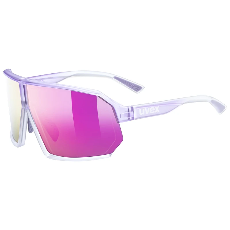 uvex sportstyle 237 - sports glasses for adults - strong UV protection - contrast enhancing - purple fade/mir.pur - one size