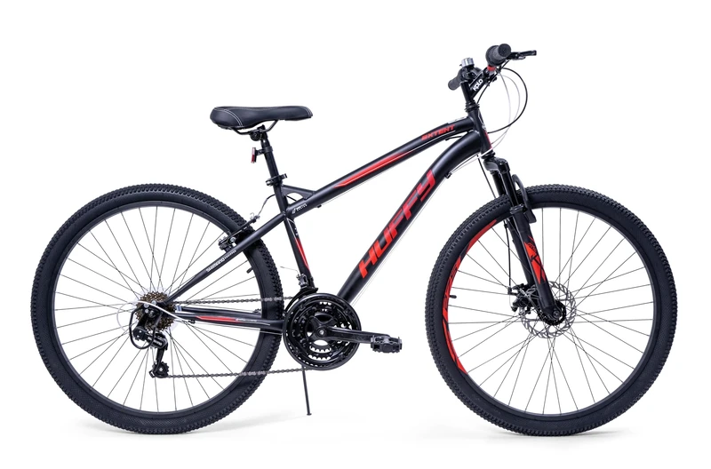 Huffy Extent 27.5 Inch Mens Mountain Bike - Medium 18 Speed - Matte Black