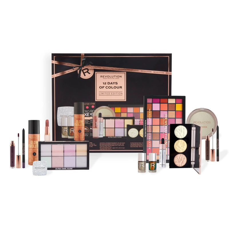 Kedoucha Makeup Revolution 12 Days Of Colour Limited Edition Advent Calendar, Bronze