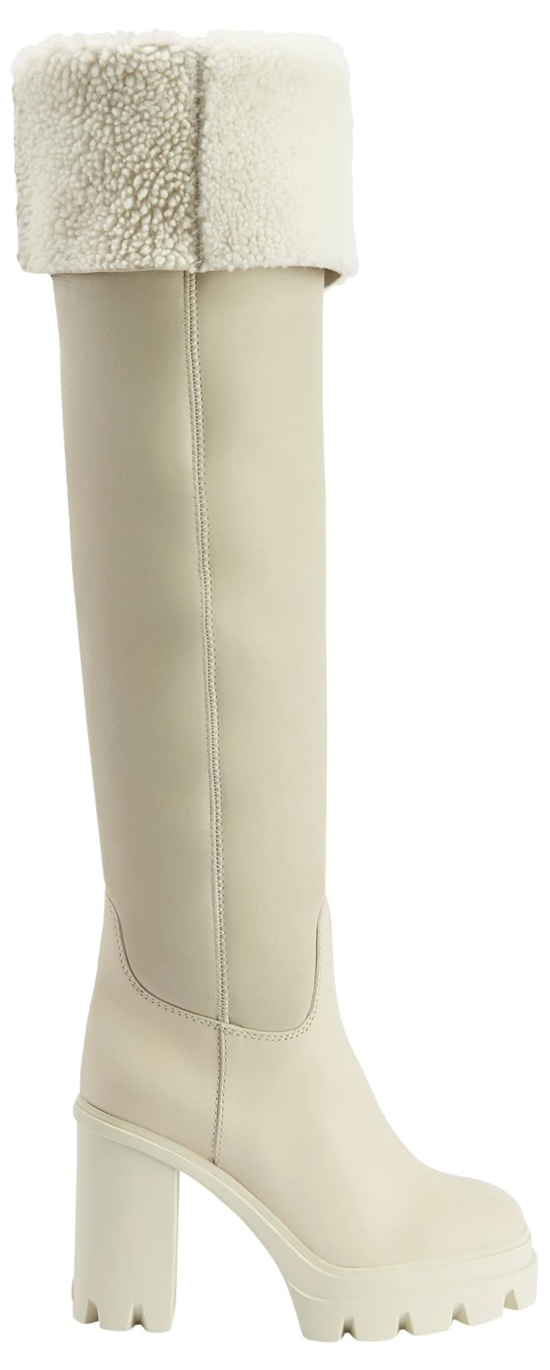 Giuseppe Zanotti, Feridha Leather Boots, 10.5, White